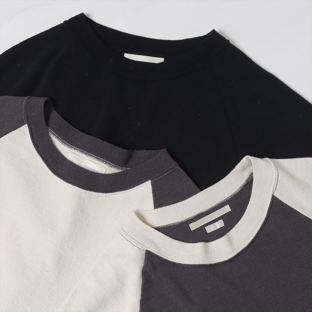 Blurhms C Silk Nep Baseball Raglan Tee Tシャツ | endageism.com