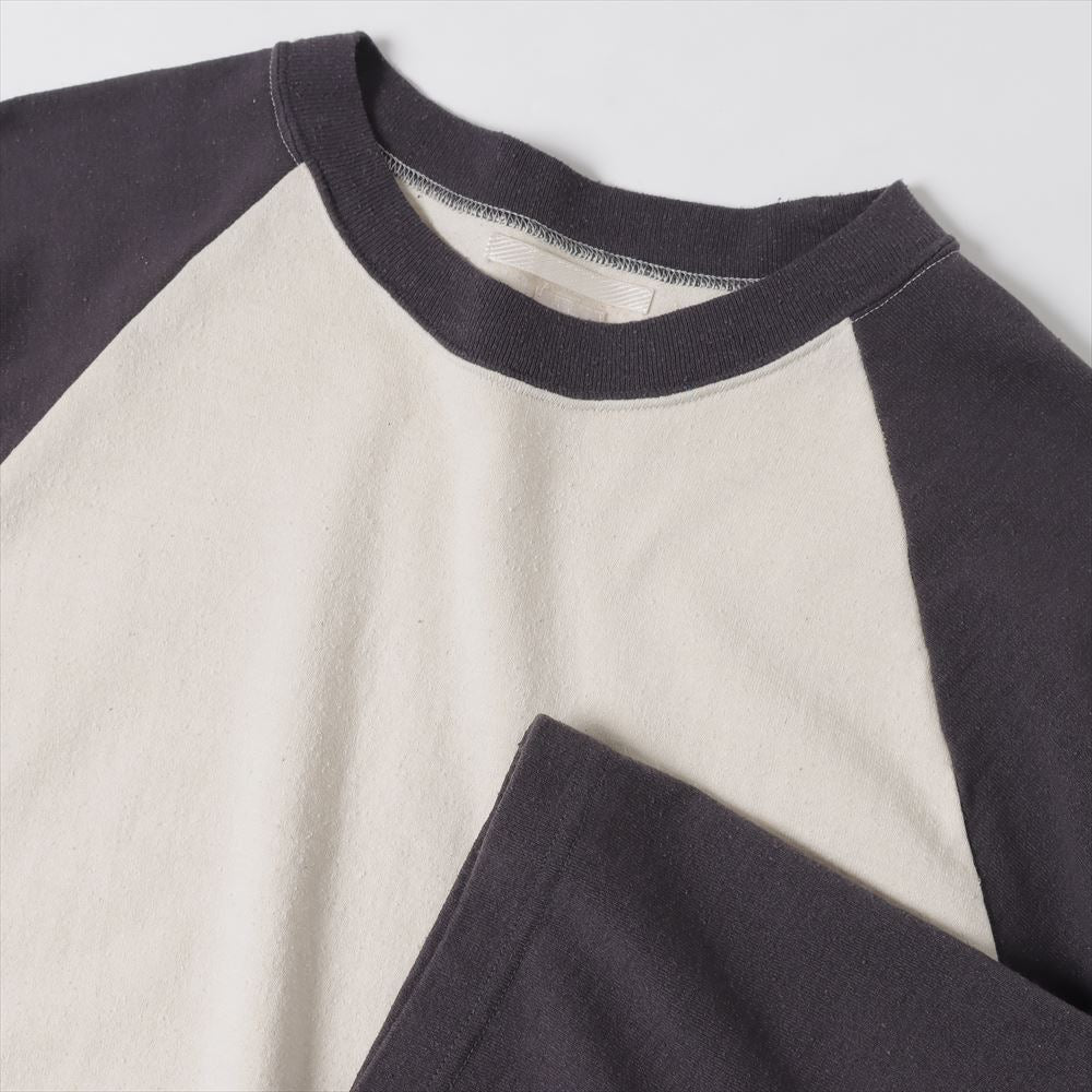 Blurhms C Silk Nep Baseball Raglan Tee Tシャツ | endageism.com