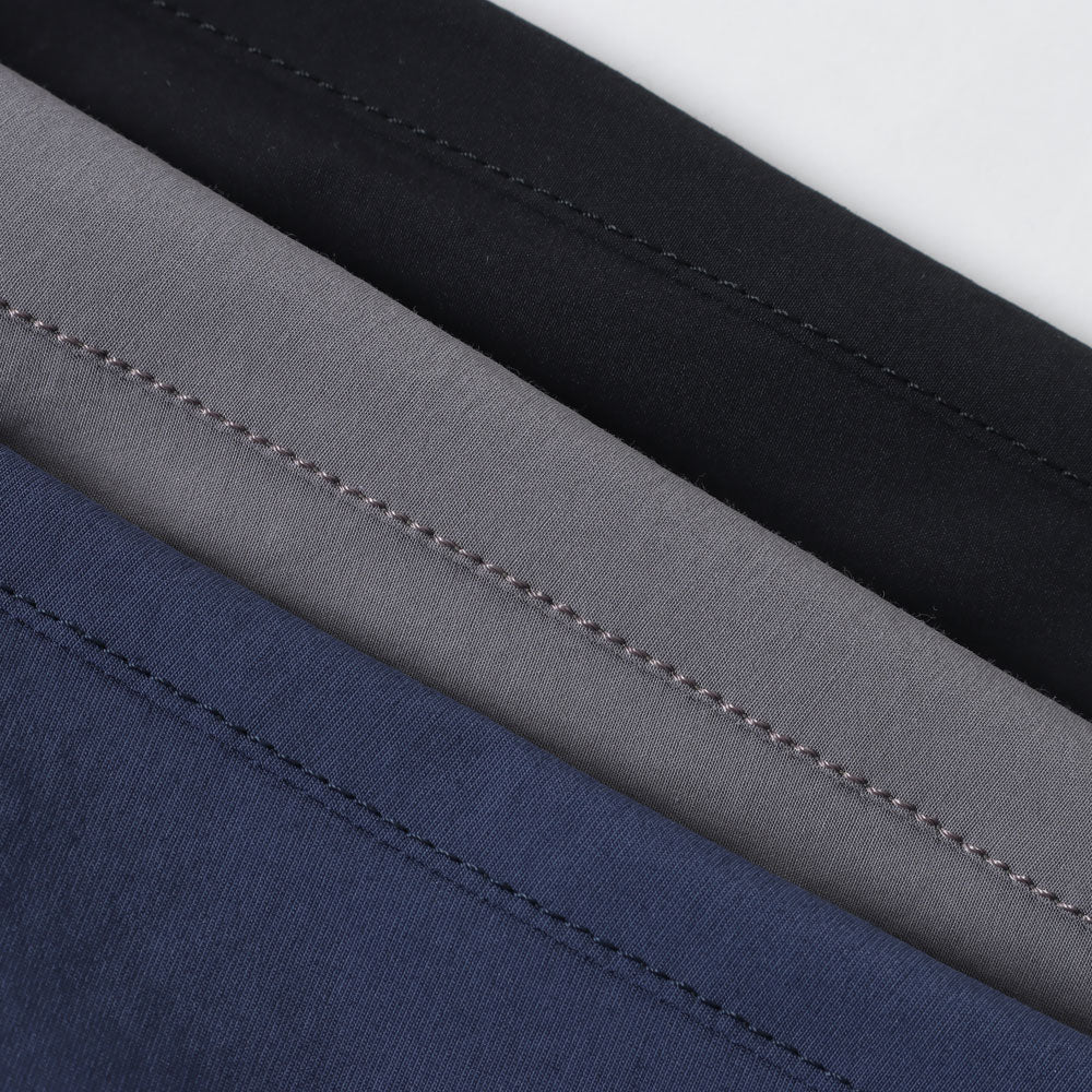 S.F.C WIDE TAPERED EASY PANTS(NYLON)Navy www.obn.ba