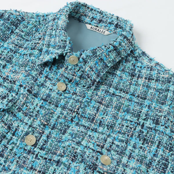 激安人気新品激安人気新品新品 Homespun Summer Tweed シャツブルゾン