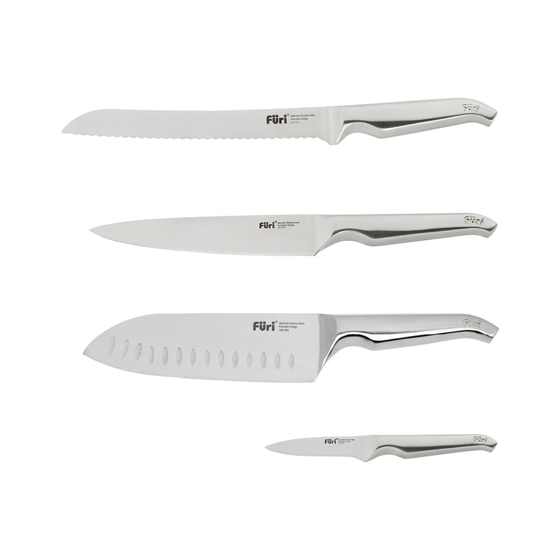 Begge nedbrydes forkæle Furi Pro Angular Knife Block Set 5 Piece – Supreme Kitchenware Australia