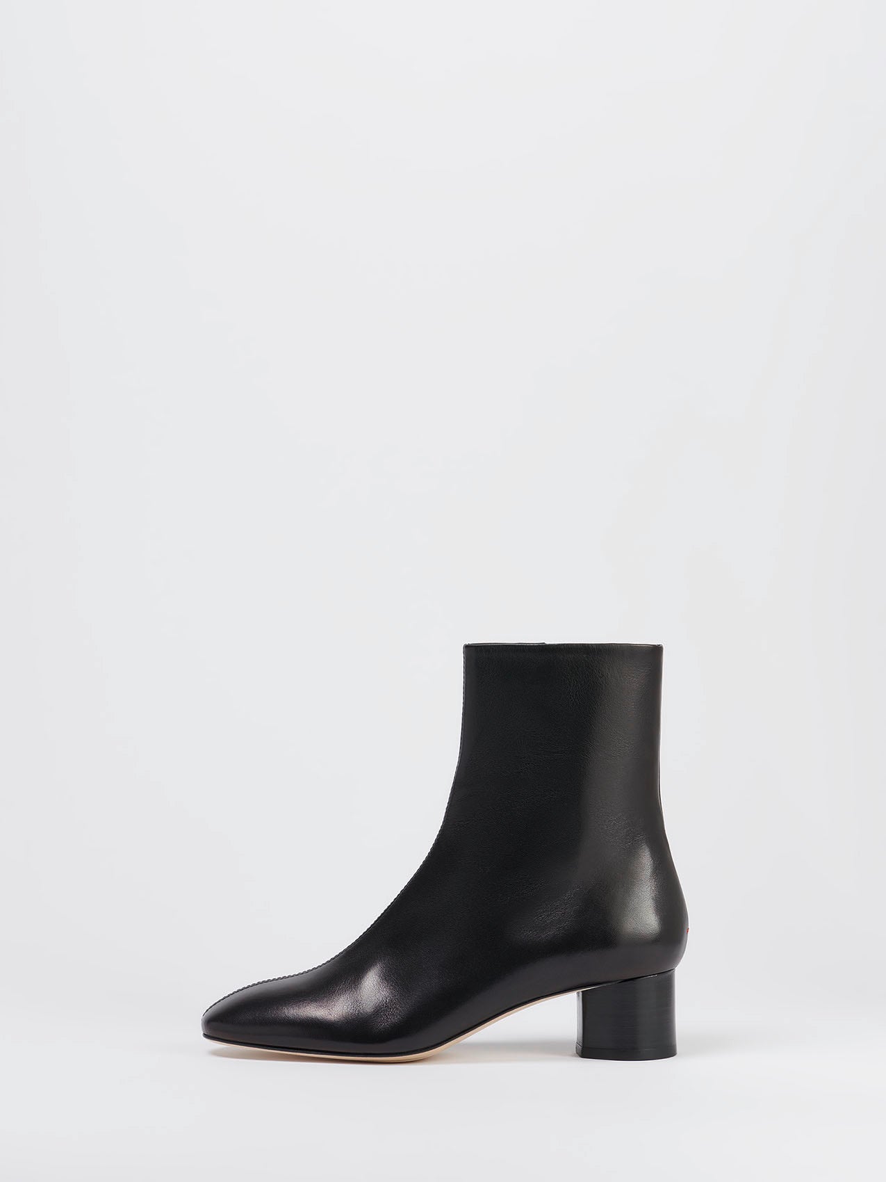 Aeyde | ALLEGRA Black Block Heel Ankle Boot