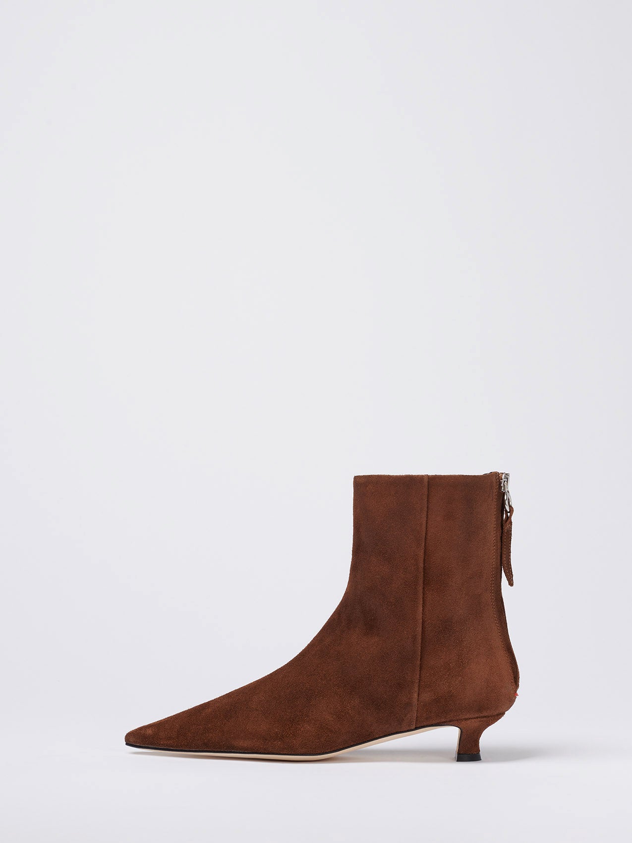 Buy Novo Brown Regular Fit Dekota Mid Heel Point Ruched Ankle Boots from  Next USA