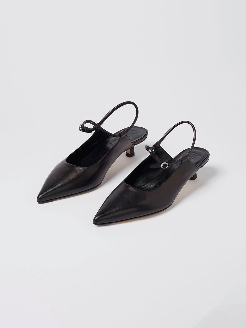 Aeyde | ALINE Black Leather Pump