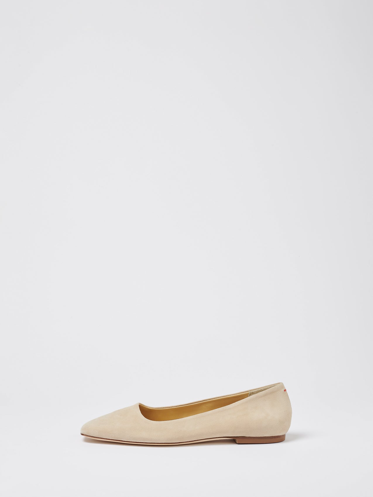 Aeyde | IDA Latte Suede Ballet Flat