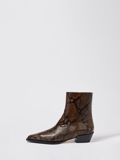 snake print boots uk