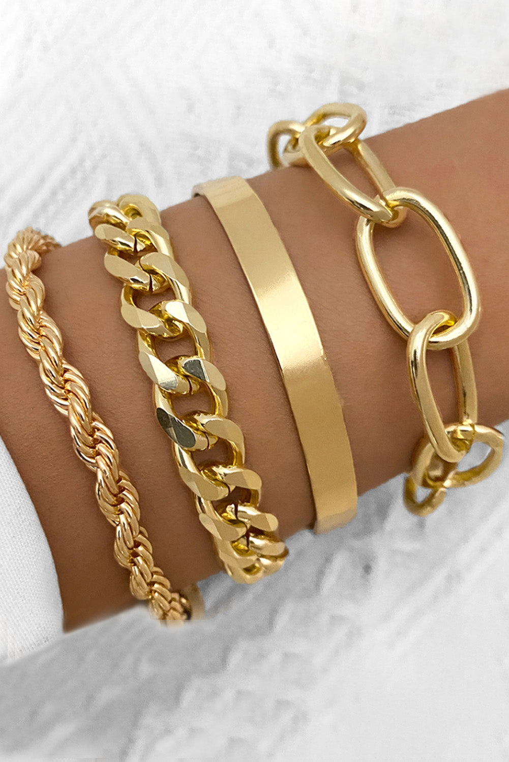 4pcs Chain Bracelet Set