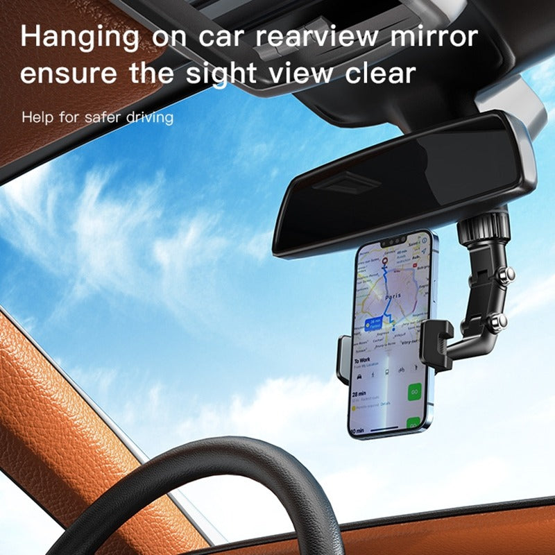 Yesido C192 Car Rearview Mirror Using Phone Holder(Black) - 5