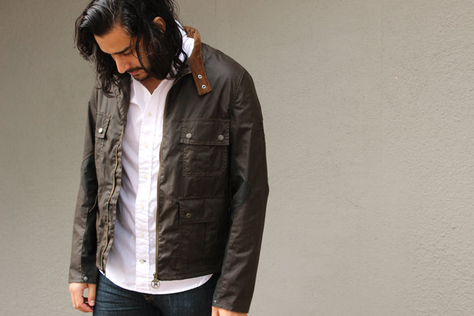 barbour chico wax jacket