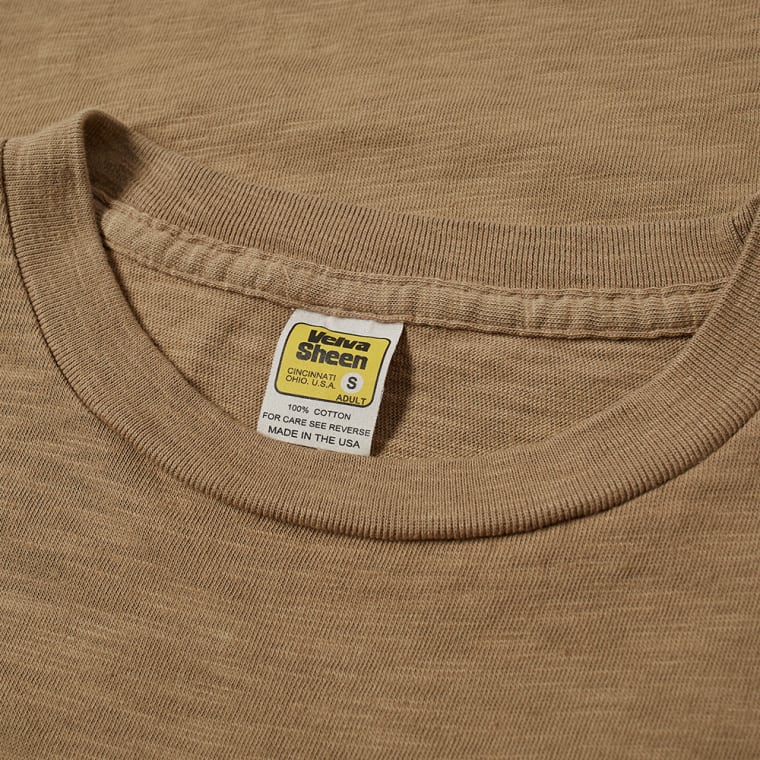 Circular Knit Slub Tee - Olive