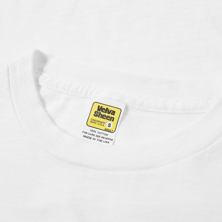 Circular Knit Slub Tee - White