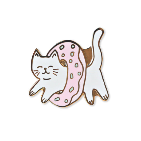 donut cat | enamel pin – Towne 9