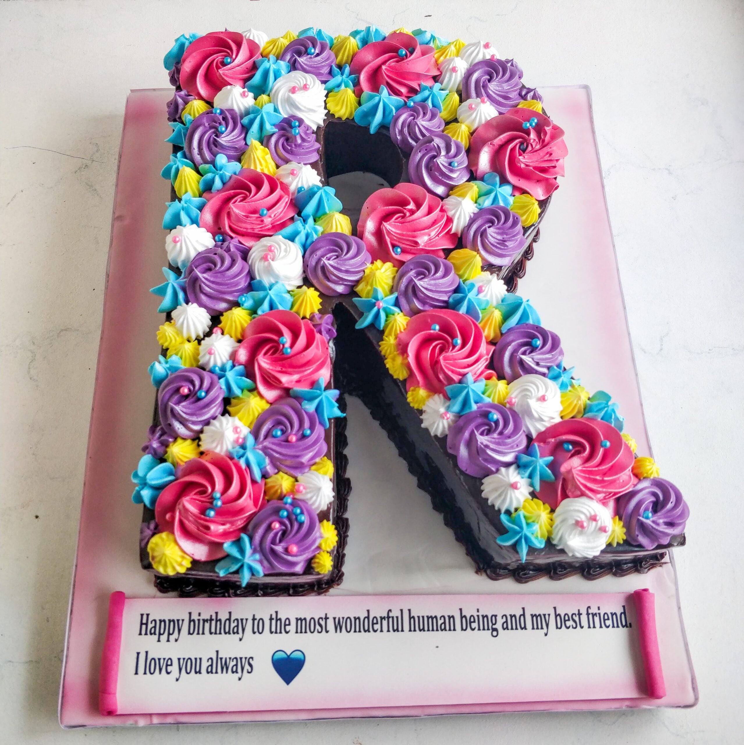 Send designer happy birthday chocolate cake Online | Free Delivery | Gift  Jaipur