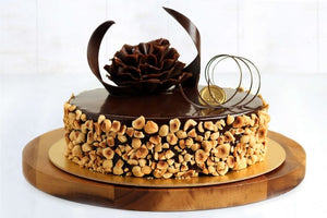 Love Shape Choco Fresh Fruit Cake - Wishingcart.in