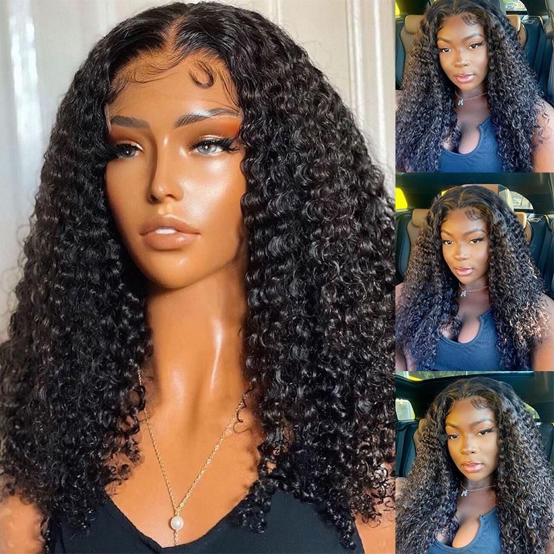 Curly Undetectable Invisible 5x5 Lace Glueless Frontal Lace Wig Real HD Lace-Zlike