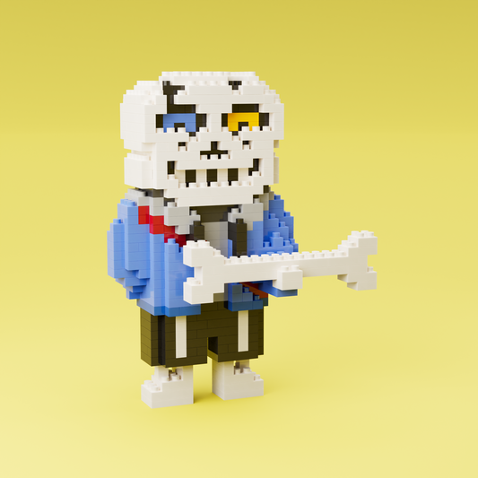 Undertale AU sans Mini Blocks - Delta!sans – USECUBES Mini Blocks