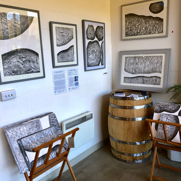 Albury Vineyard in Surrey Hills - Wine and Harvest Inspired Original Artworks by Artist Vera Blagev