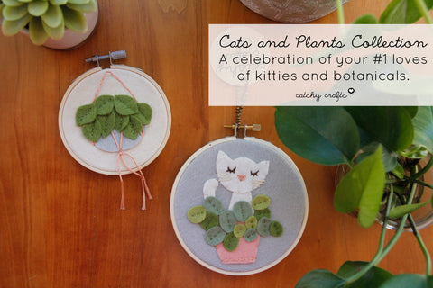 Cats and Plants Collection by Catshy Crafts