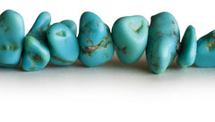 close-up of several turquoise stones