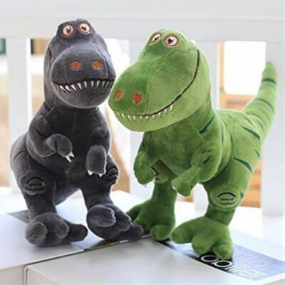 peluche-dinosaure-verte-grise