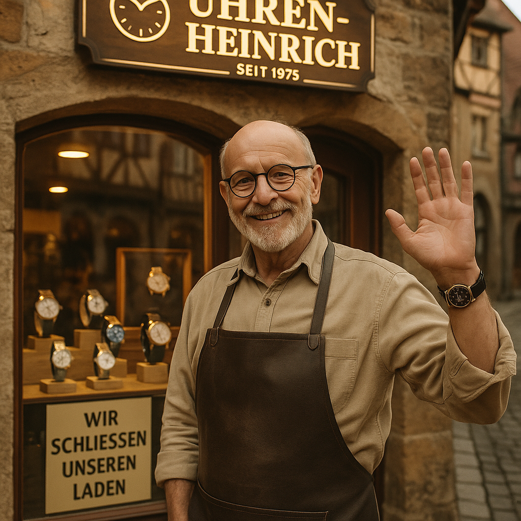 Heinrich – Uhrmachermeister in seiner Werkstatt