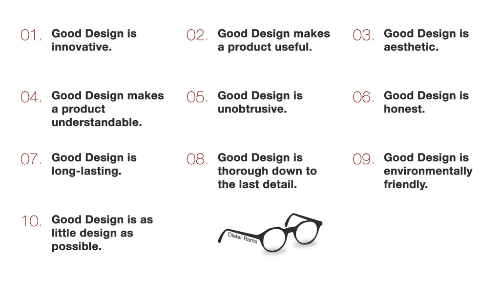 dieter rams - good design principles