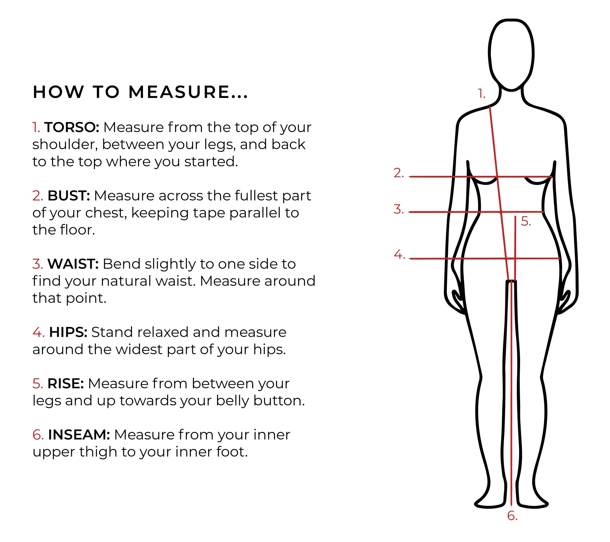 How to Measure your body