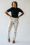 The Myrtle Floral Print Pants in Ivory