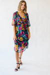 Piper & Scoot: The Soho Fringe Maxi Dress in Groovy Floral