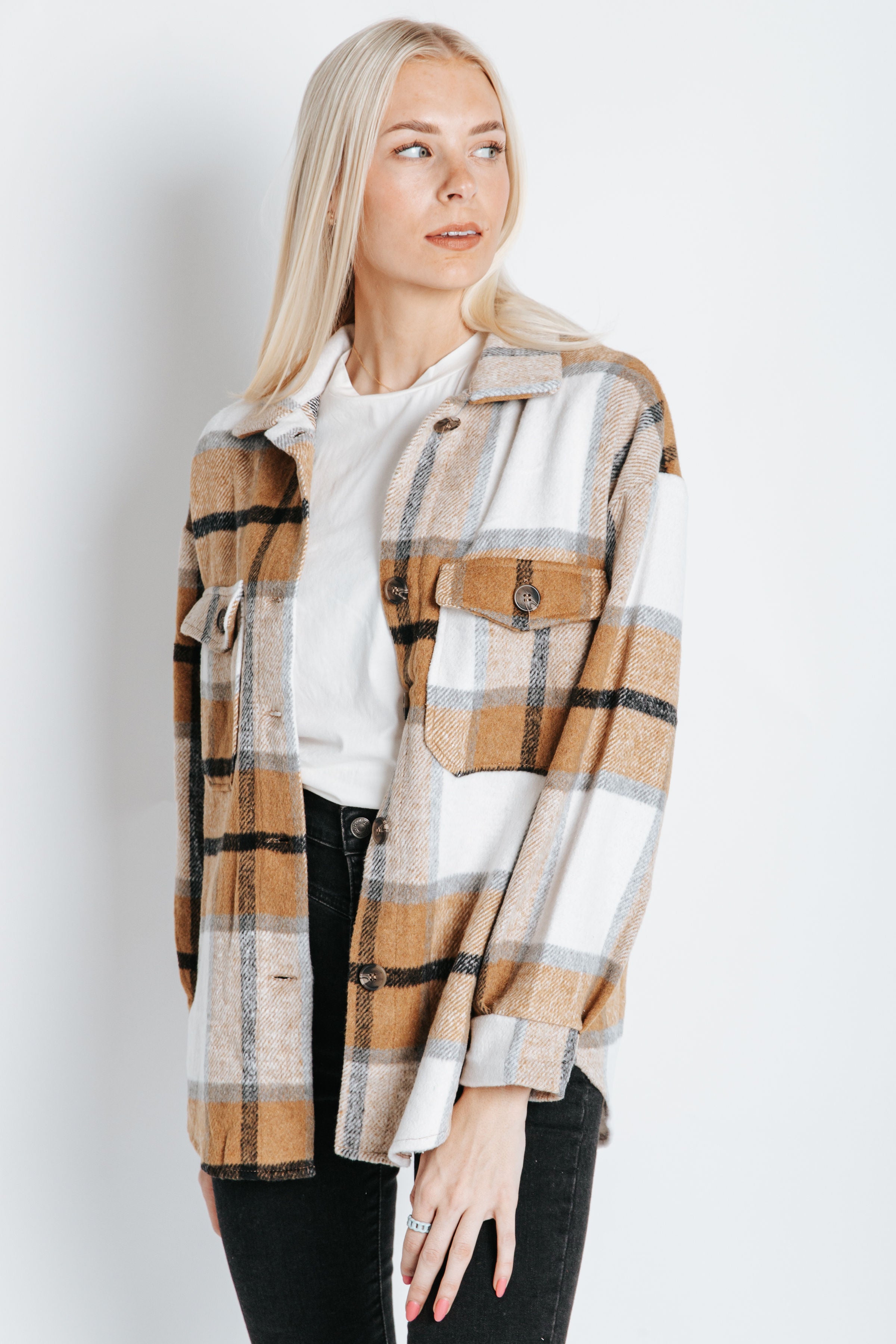 The Ritter Plaid Jacket in Brown