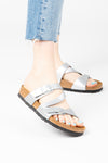 birkenstock salina silver