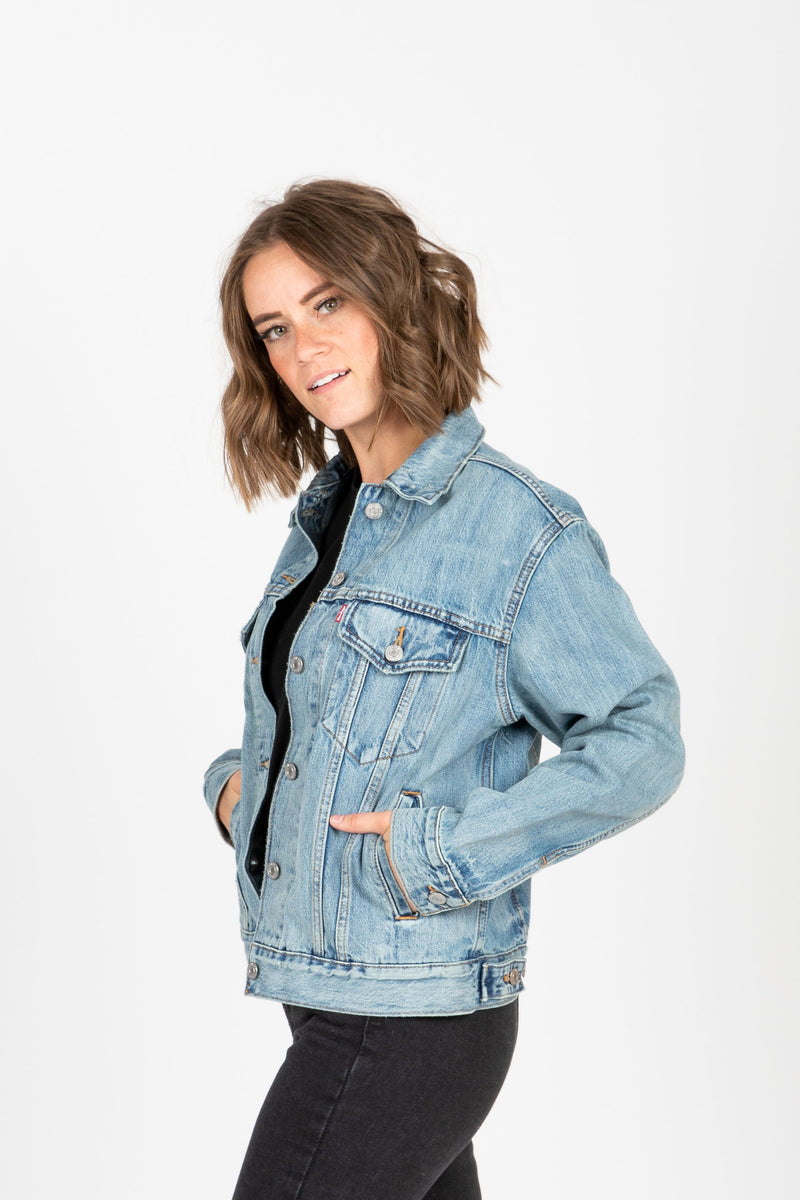 levi's ex boyfriend trucker jacket