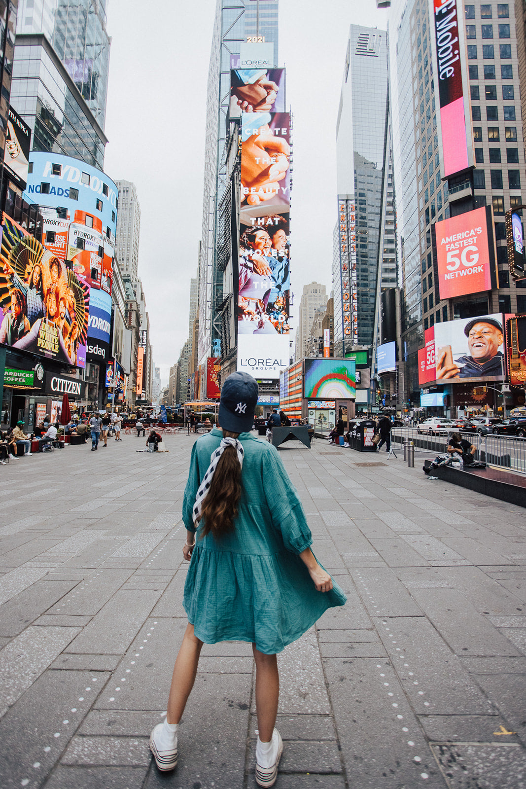 The Renley Collared Dress in Teal Green