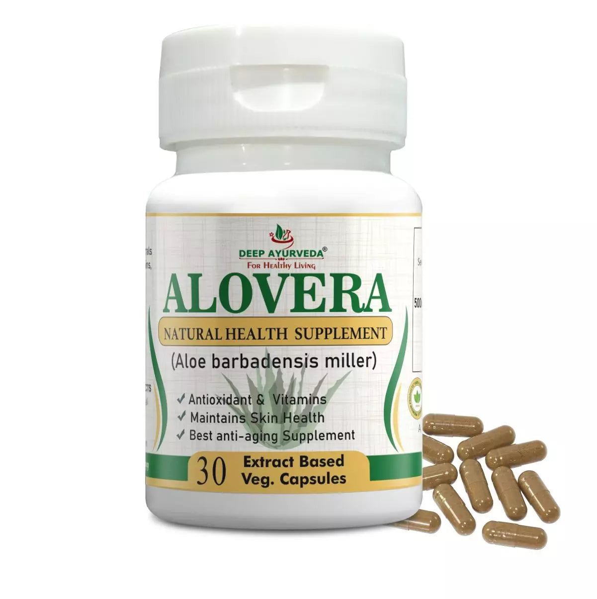 alovera capsule Bottle of  30 QTY