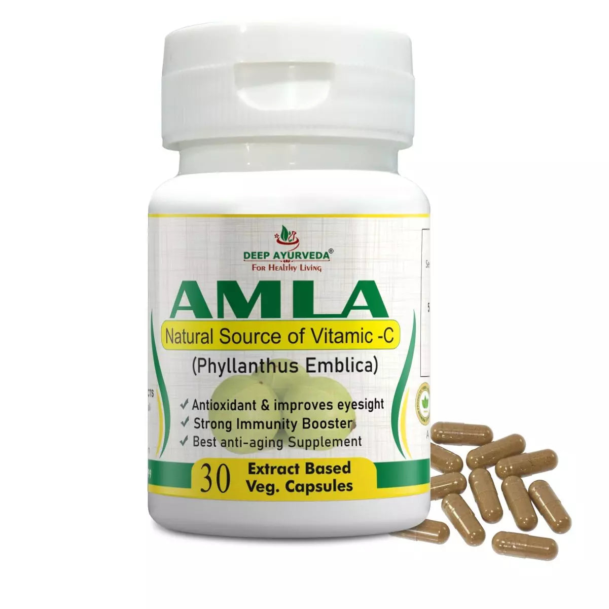 amla capsule boosts Bottle of  60 QTY