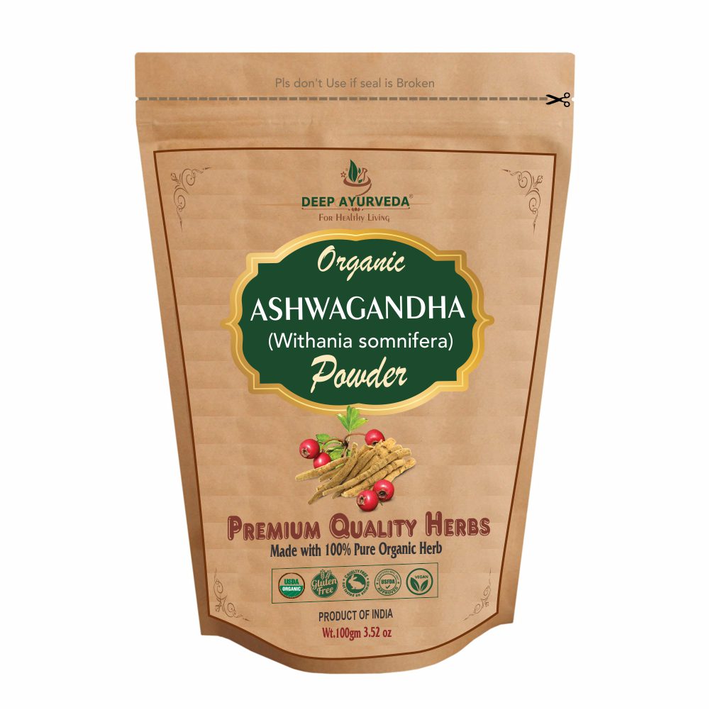 organic ashwagandha powder Bottle of  400 GM