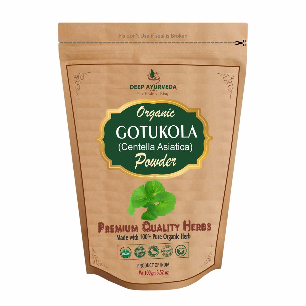 organic gotukola powder Bottle of  100 GM