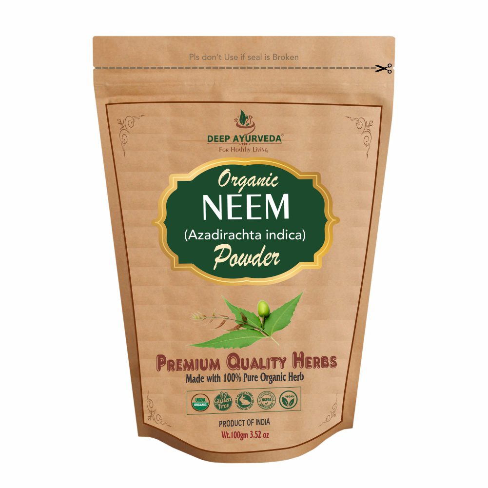 organic neem powder Bottle of  100 GM