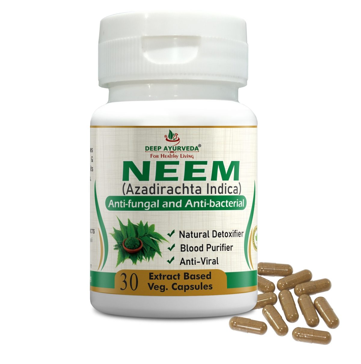 neem anti fungal Bottle of  30 QTY