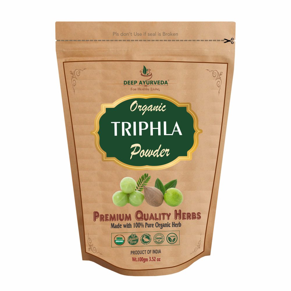 organic triphala powder Bottle of 100 GM