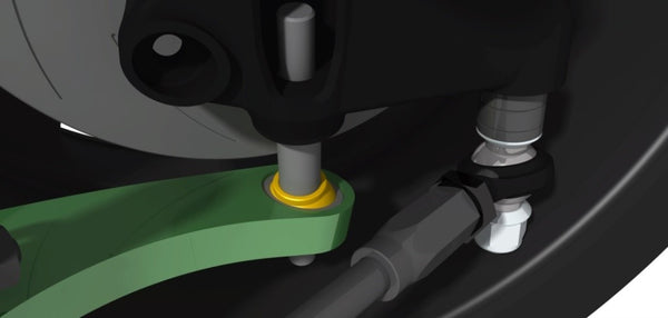 Figure 9. High-misalignment spherical bearing in vertical placement