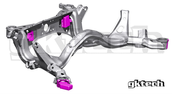 Image 14. S13 rear subframe NVH weights in purple
