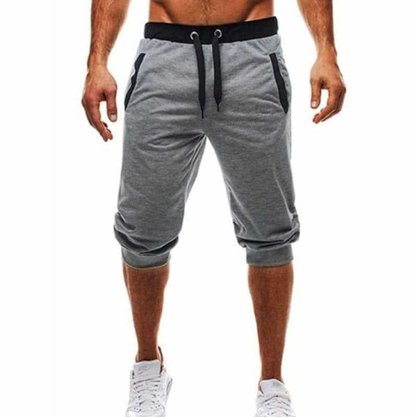 Men's 3/4 Knee Jogger Shorts Pants | Activewear - Ecart