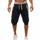 Men's 3/4 Knee Jogger Shorts Pants | Activewear - Ecart