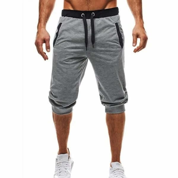 Men's 3/4 Knee Jogger Shorts Pants | Activewear - Ecart