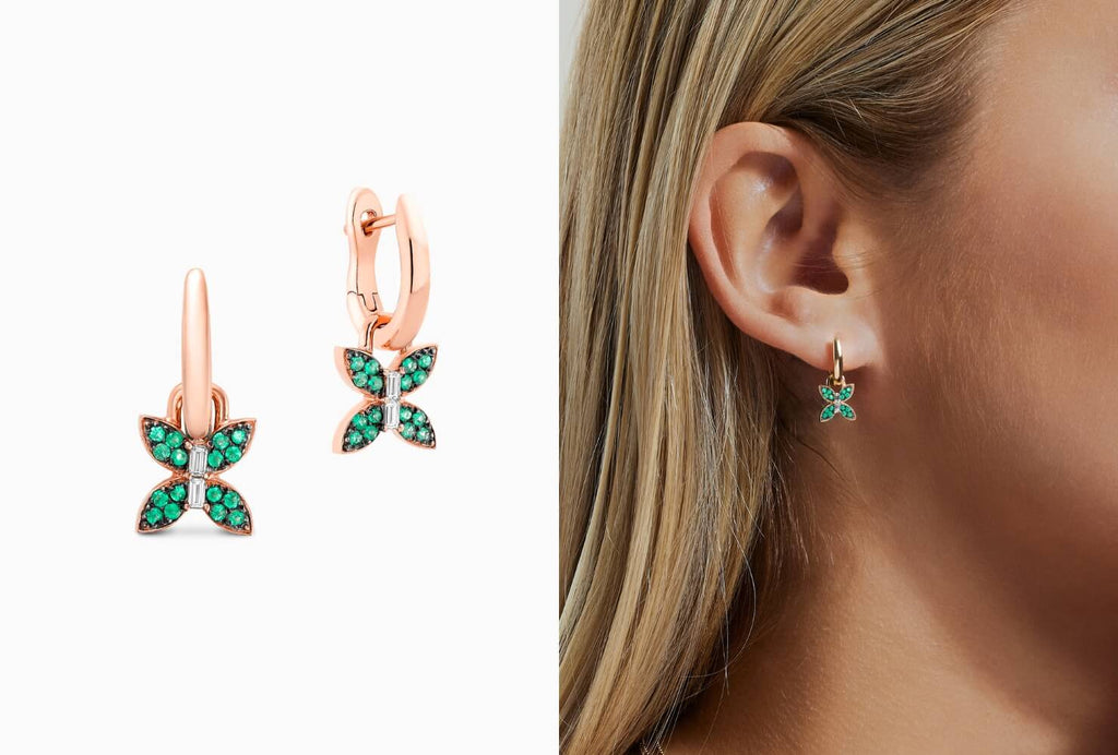 ecksand emerald earrings wild