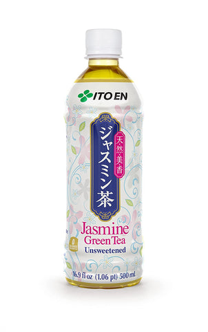 Ito En Jasmine Green Tea Unsweetened , 0 Calories , 16.9 Fluid Ounce (Pack of 12)