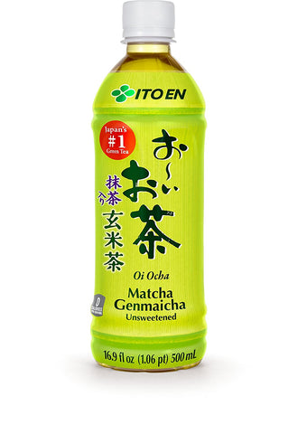 Oi Ocha Unsweetened Matcha Genmaicha Green Tea 玄米抹茶