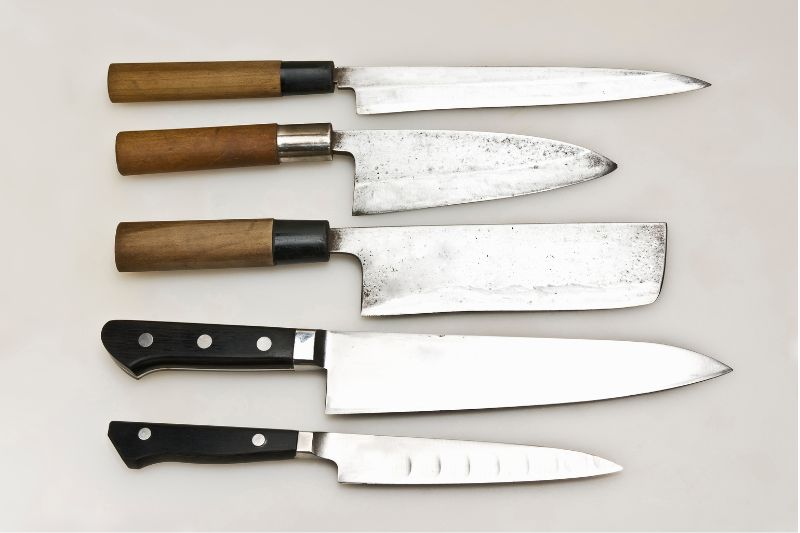 Different Japanese Knives