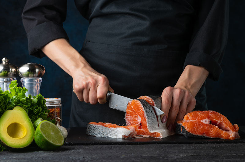 Japanese Knife Cutting Fish